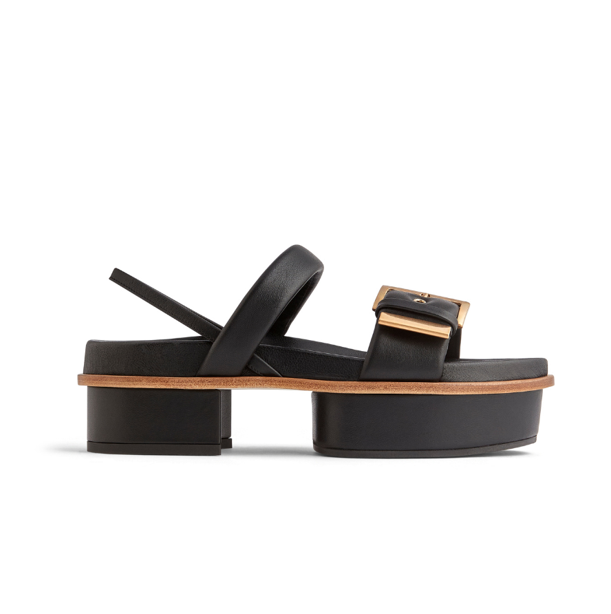 YELLO Gill Platform Sandals ブラック M YELLO Gill Platform Sandals ブラック M