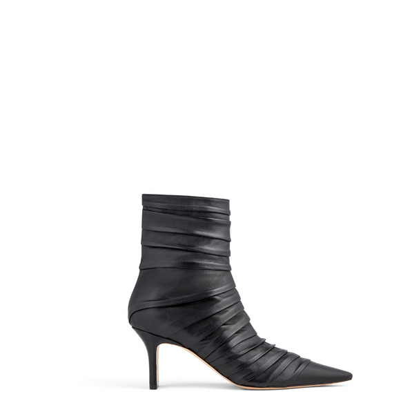 PLISSE ANKLE BOOT