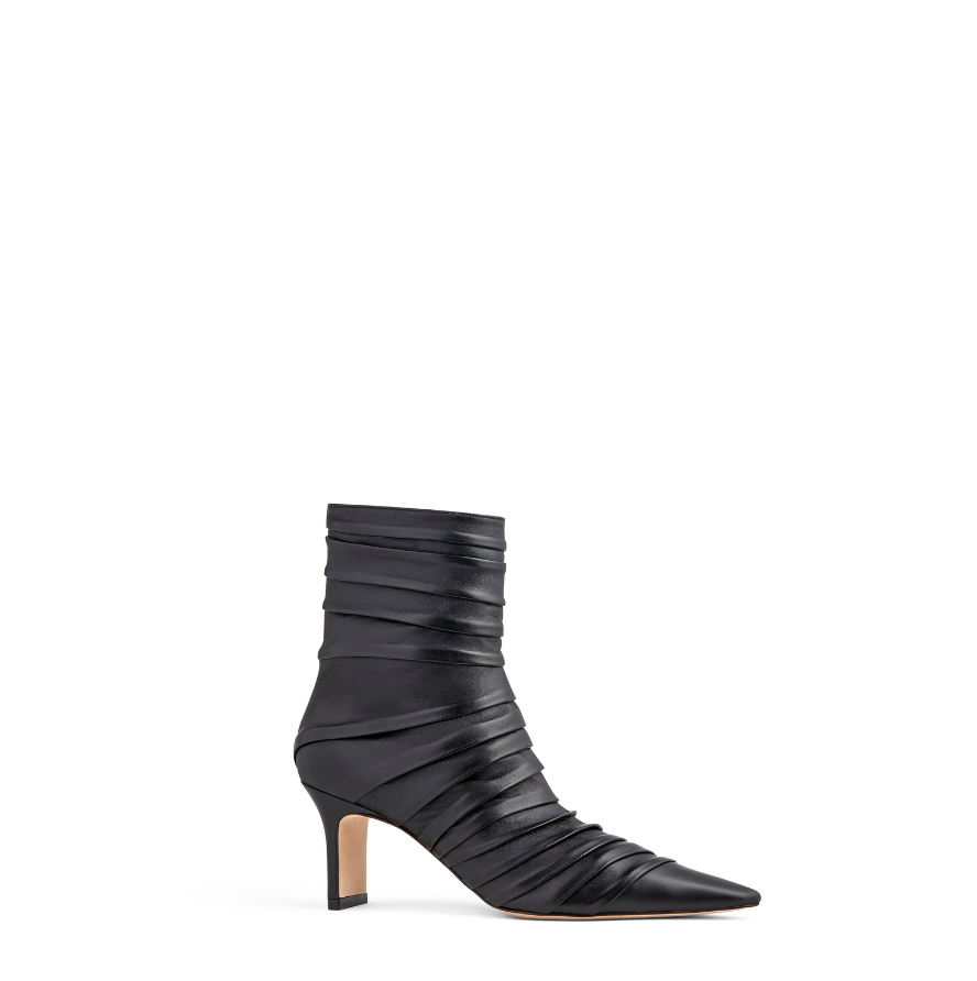 PLISSE ANKLE BOOT